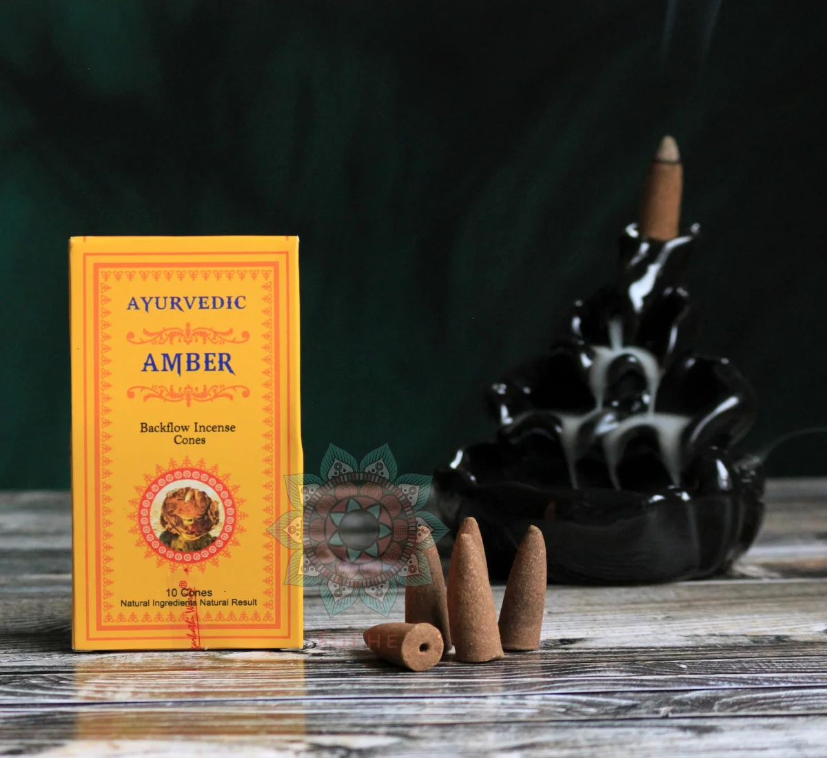Ayurvedic Amber Kehribar Geri Akış Tütsü Backflow