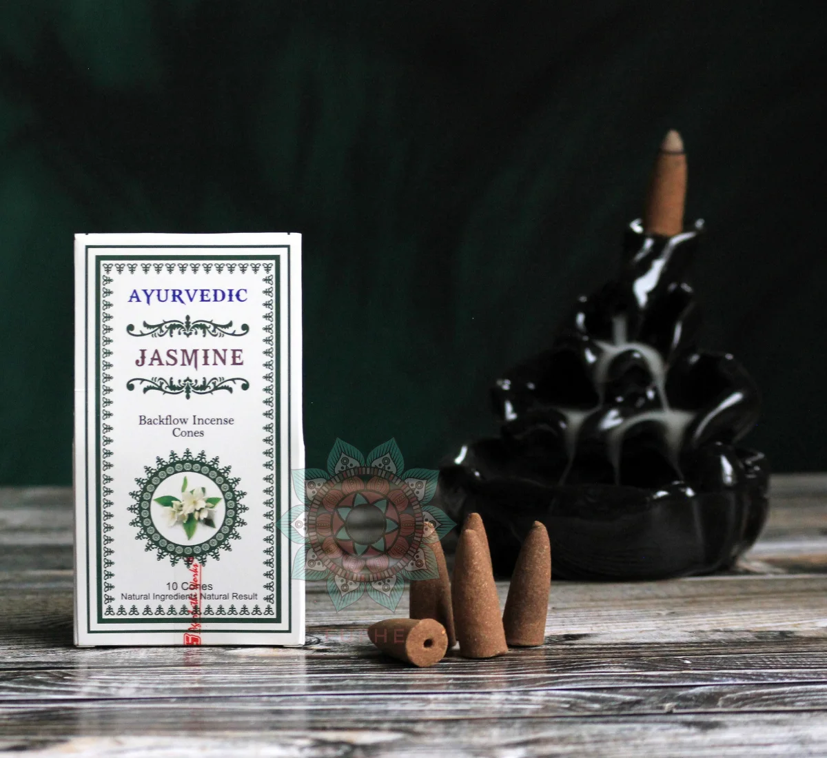 Ayurvedic Jasmine Yasemin Geri Akış Tütsü Backflow