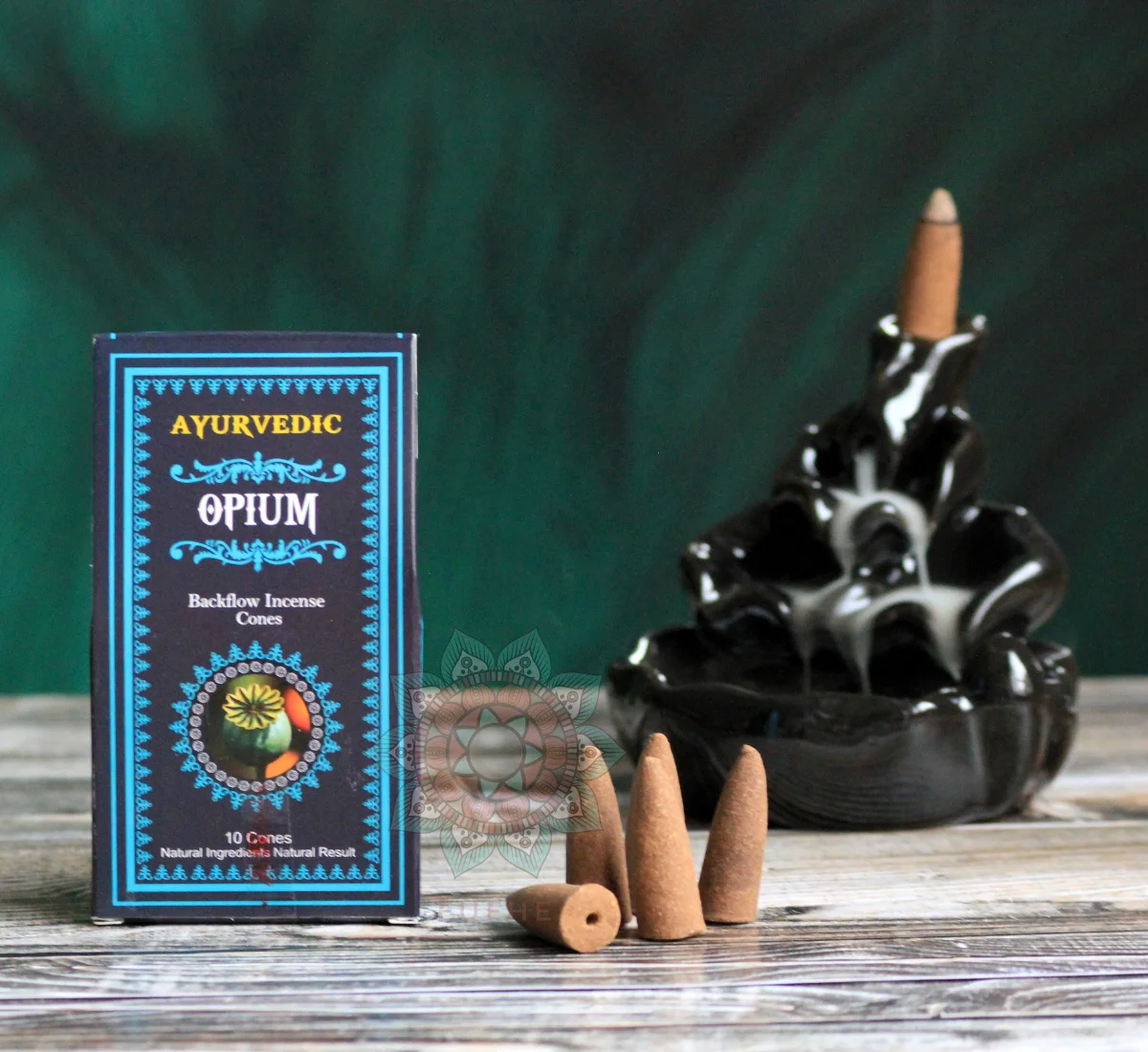 Ayurvedic Opium Gizemli Baharat Geri Akış Tütsü  Backflow