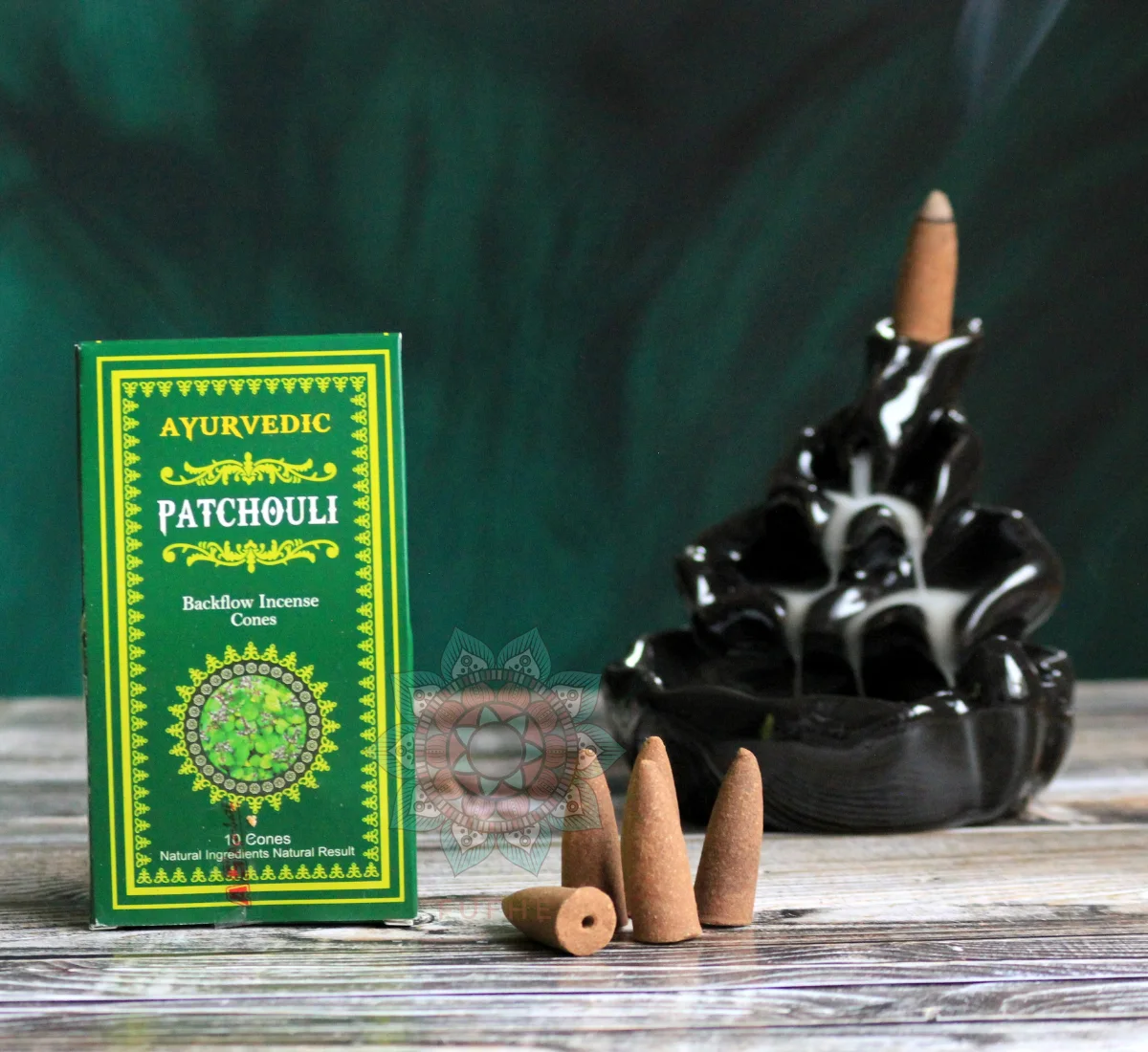 Ayurvedic Patchouli Paçuli Geri Akış Tütsü Backflow