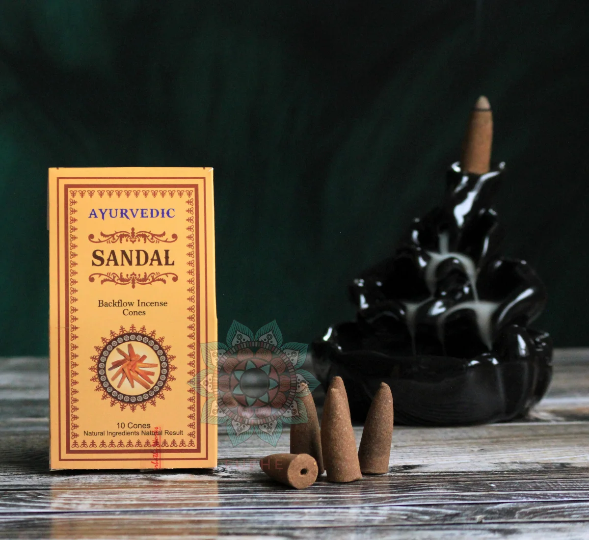 Ayurvedic Sandal Ağacı Geri Akış Tütsü Backflow