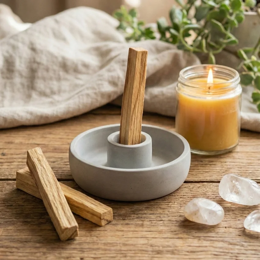 Ham Beton Tütsülük ve Palo Santo Tutucu