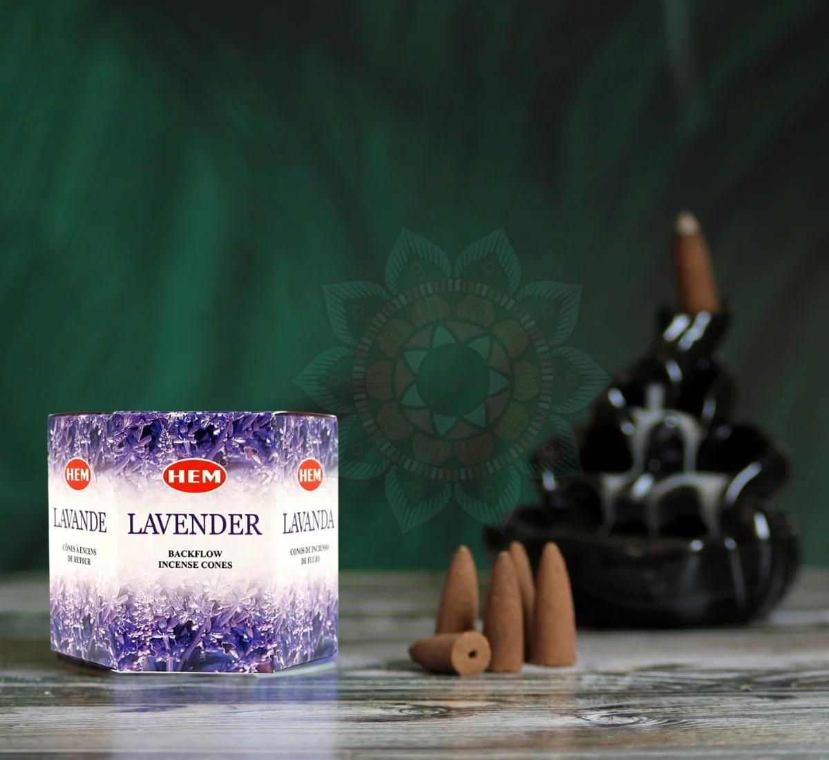 HEM Lavender Lavanta Geri Akış Tütsü Backflow