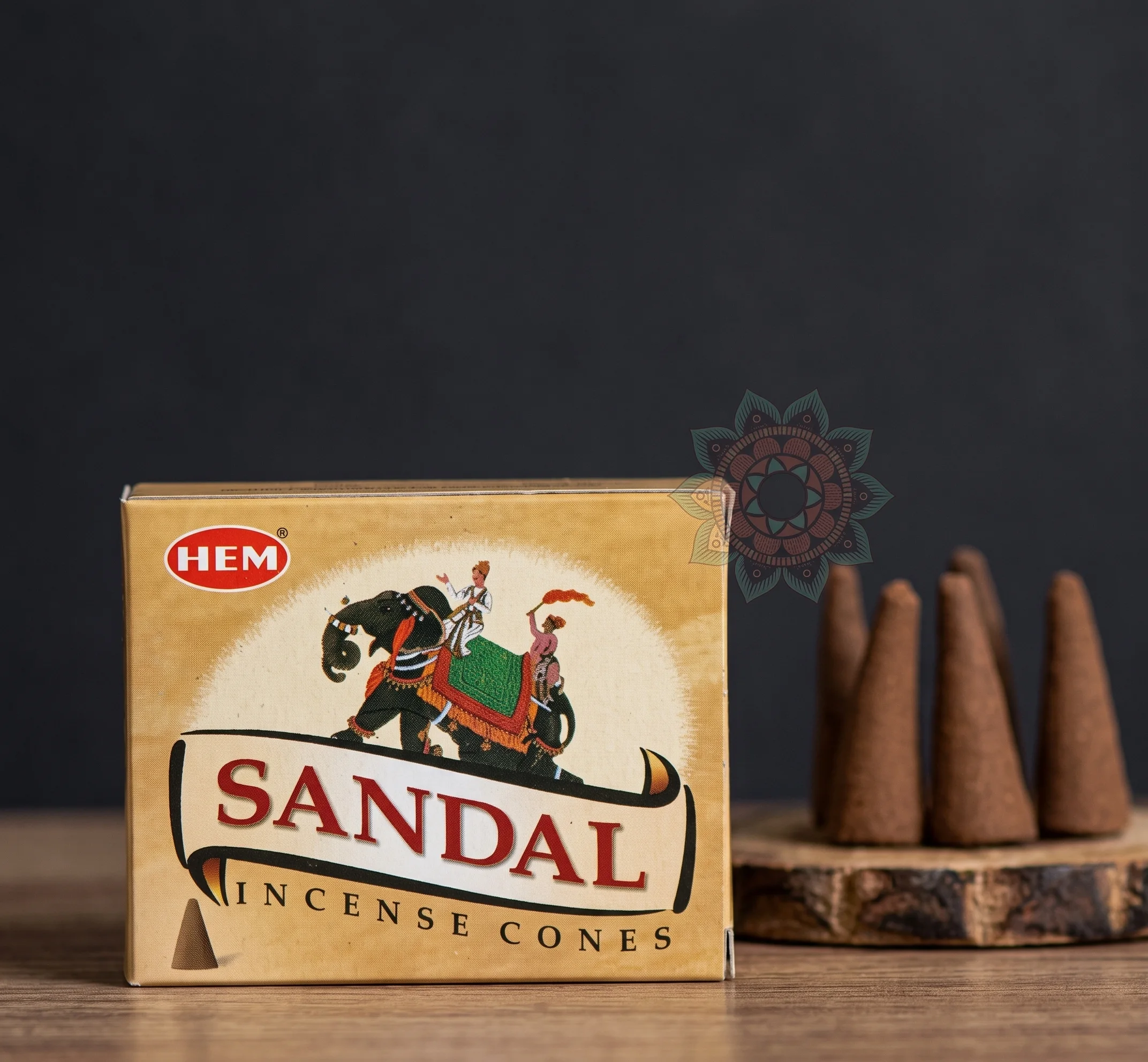 HEM Sandal Sandal Ağacı Konik Tütsü