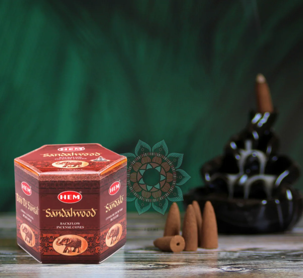 HEM SandalWood Sandal Ağacı Geri Akış Tütsü Backflow