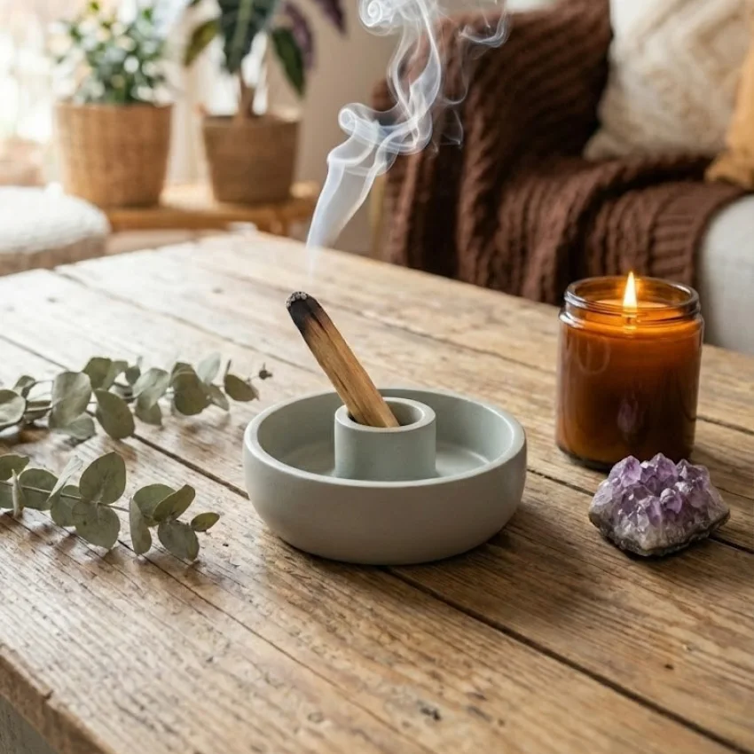 Mint Beton Tütsülük ve Palo Santo Tutucu