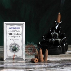 Ayurvedic White Sage Geri Akış Tütsü