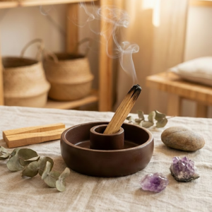 Kahverengi Beton Tütsülük ve Palo Santo